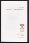 Program of the Eighty-Fifth Spring Commencement of East Carolina University 
